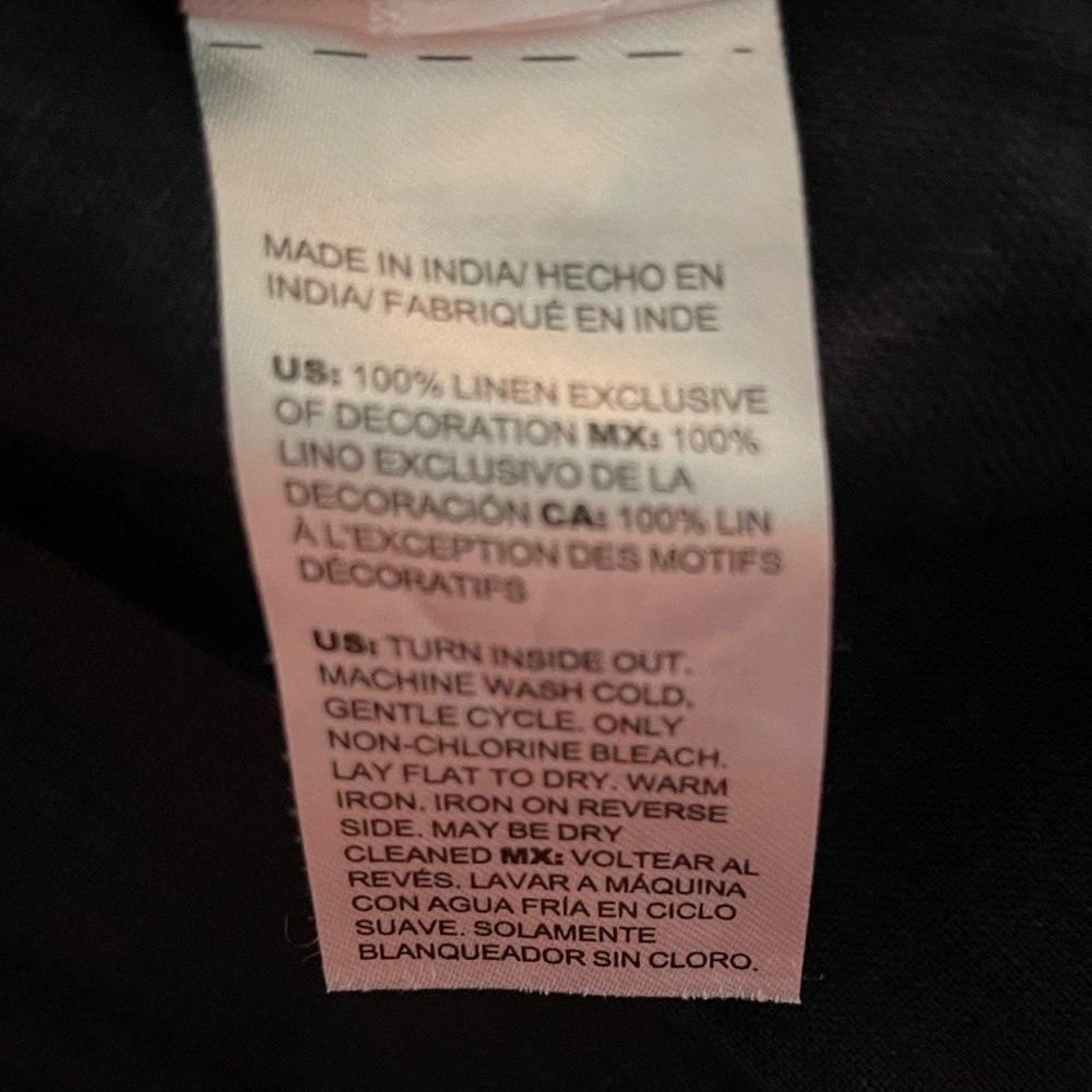 Chicos Navy/While Button-Down Long Sleeve Top Siz… - image 8